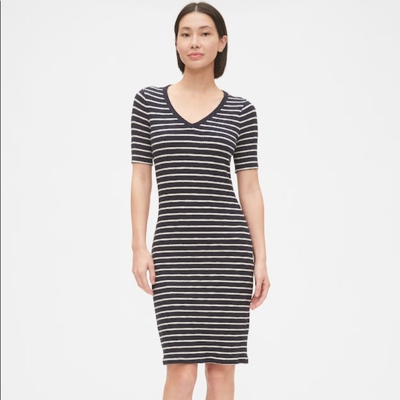 Gap Dresses | Fitted Ribbed Dress | Color: Blue/Green | Size: Xsp | Jasbeststyle's Closet